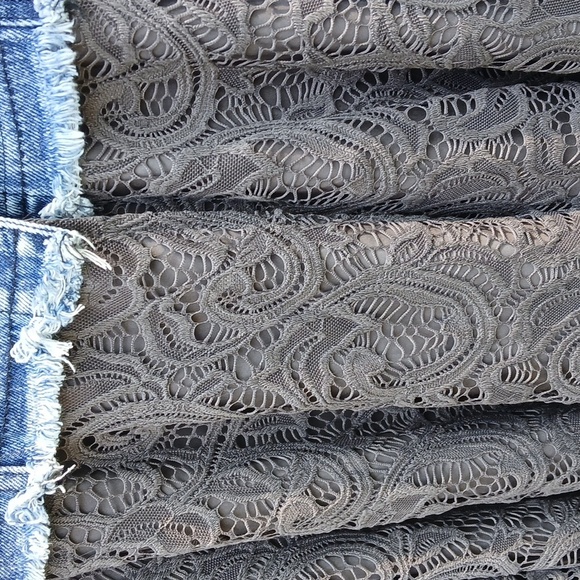 Denim Vest with Lace Dress Size XL - Picture 2 of 16